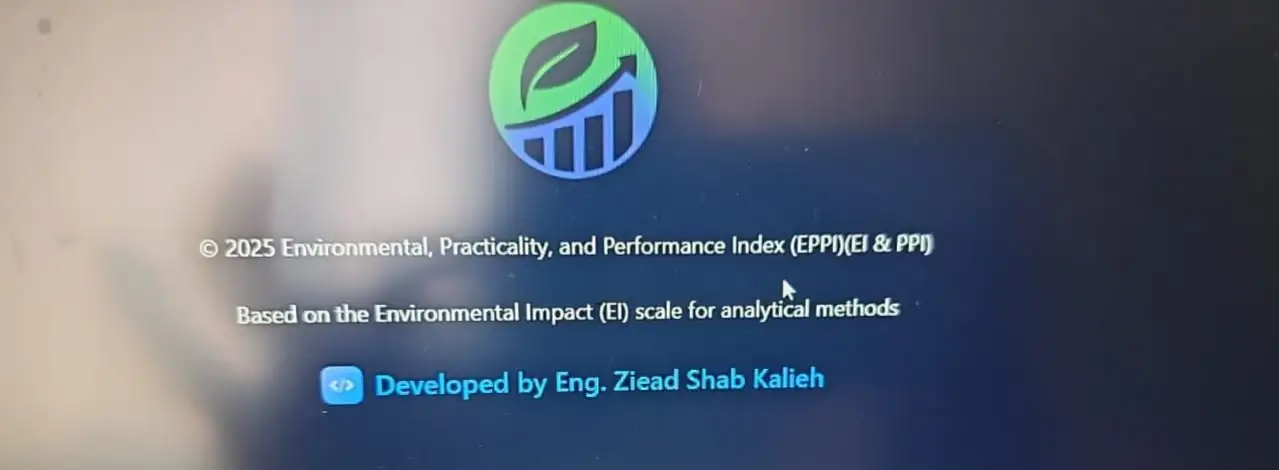 EPPI – Sustainability & Performance Index for Green Analytical Methods Image 4