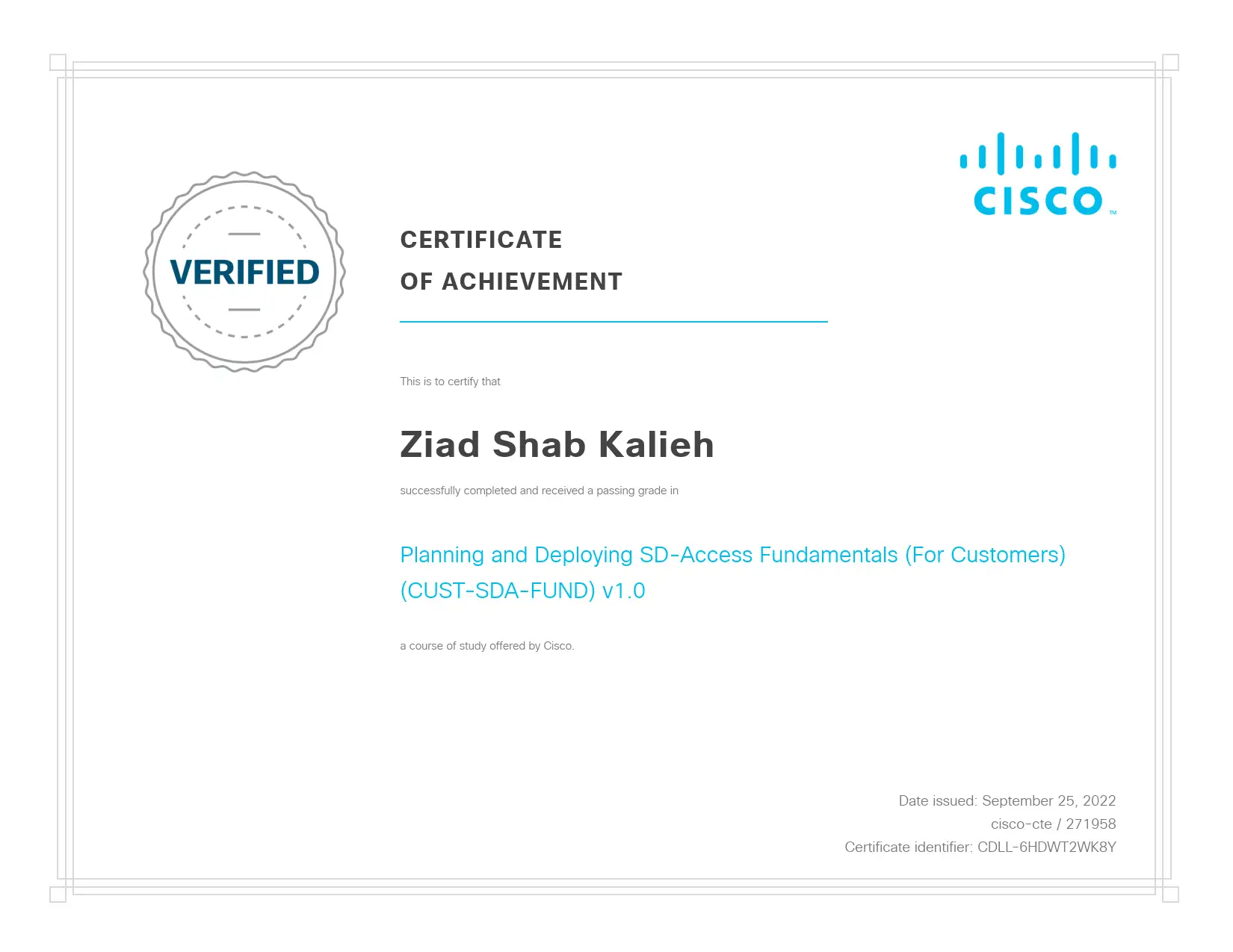 Planning and Deploying SD-Access Certificate