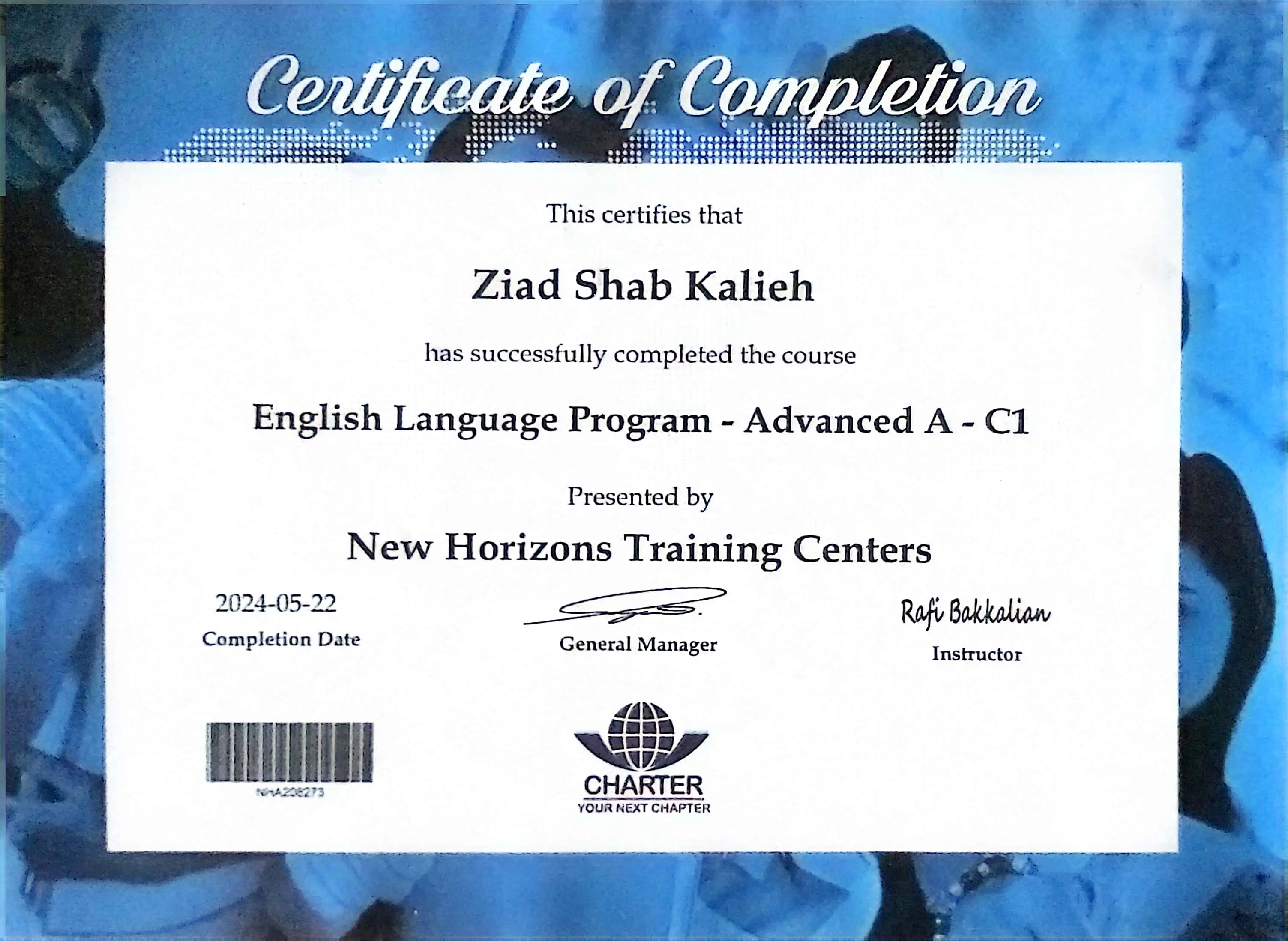 English Language Program - Advanced A - C1