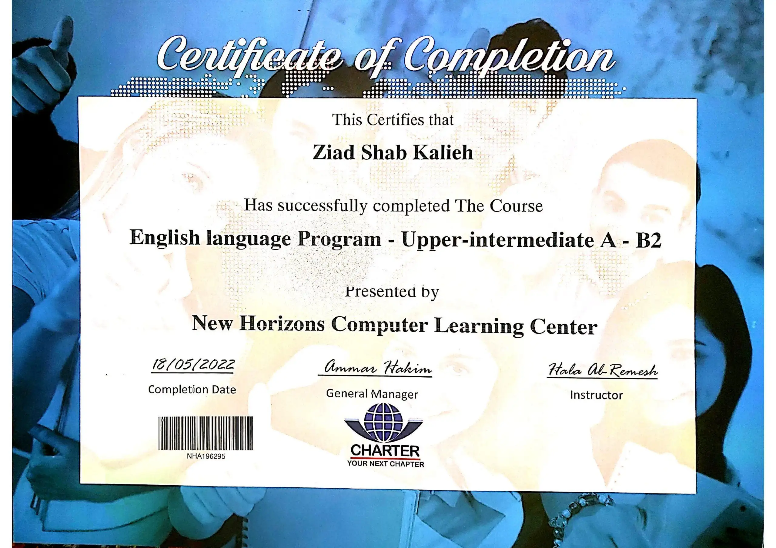 English Language Program - Upper-intermediate A - B2