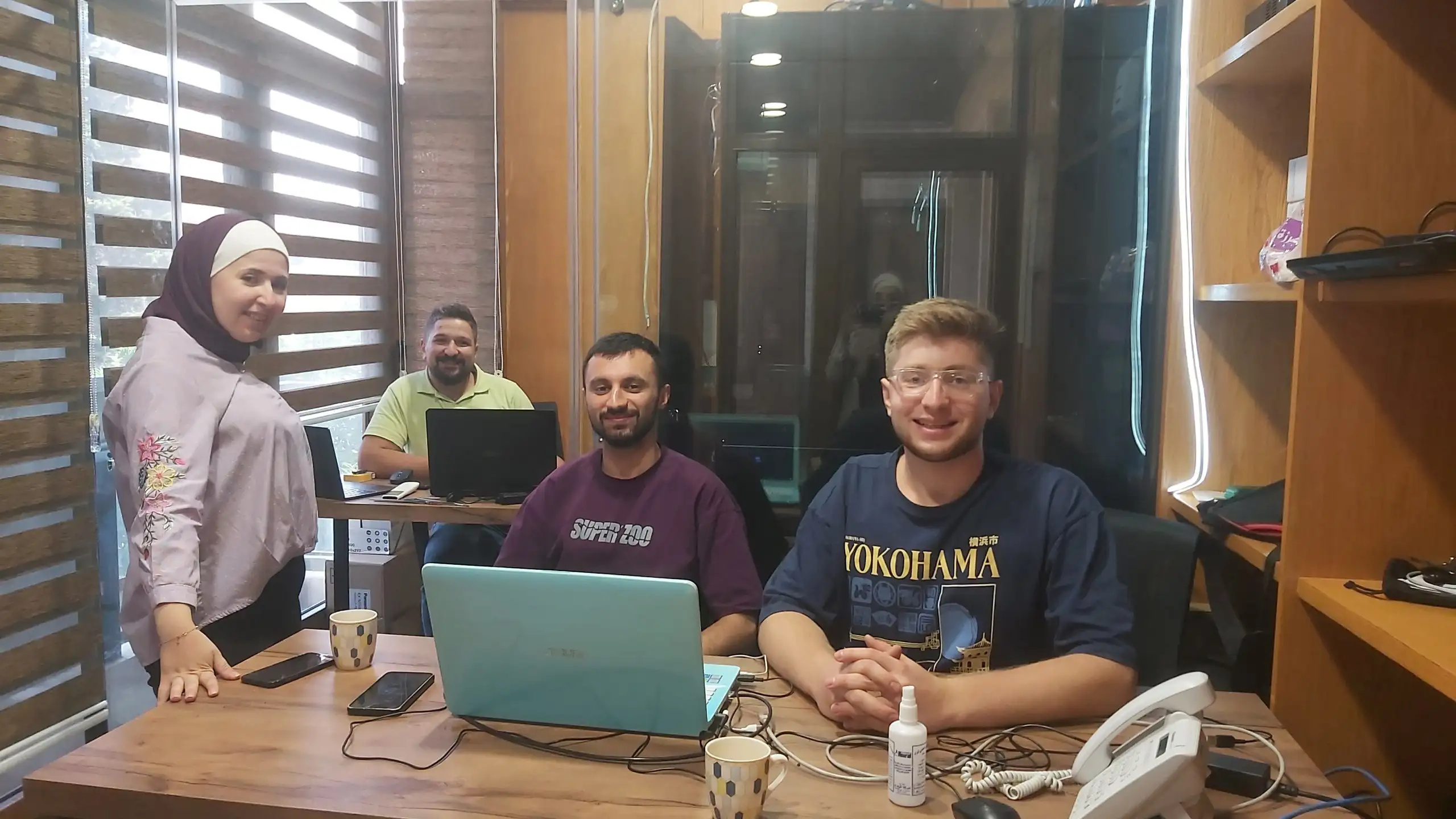 A Final Moment with the ICT Team at Qameh Group