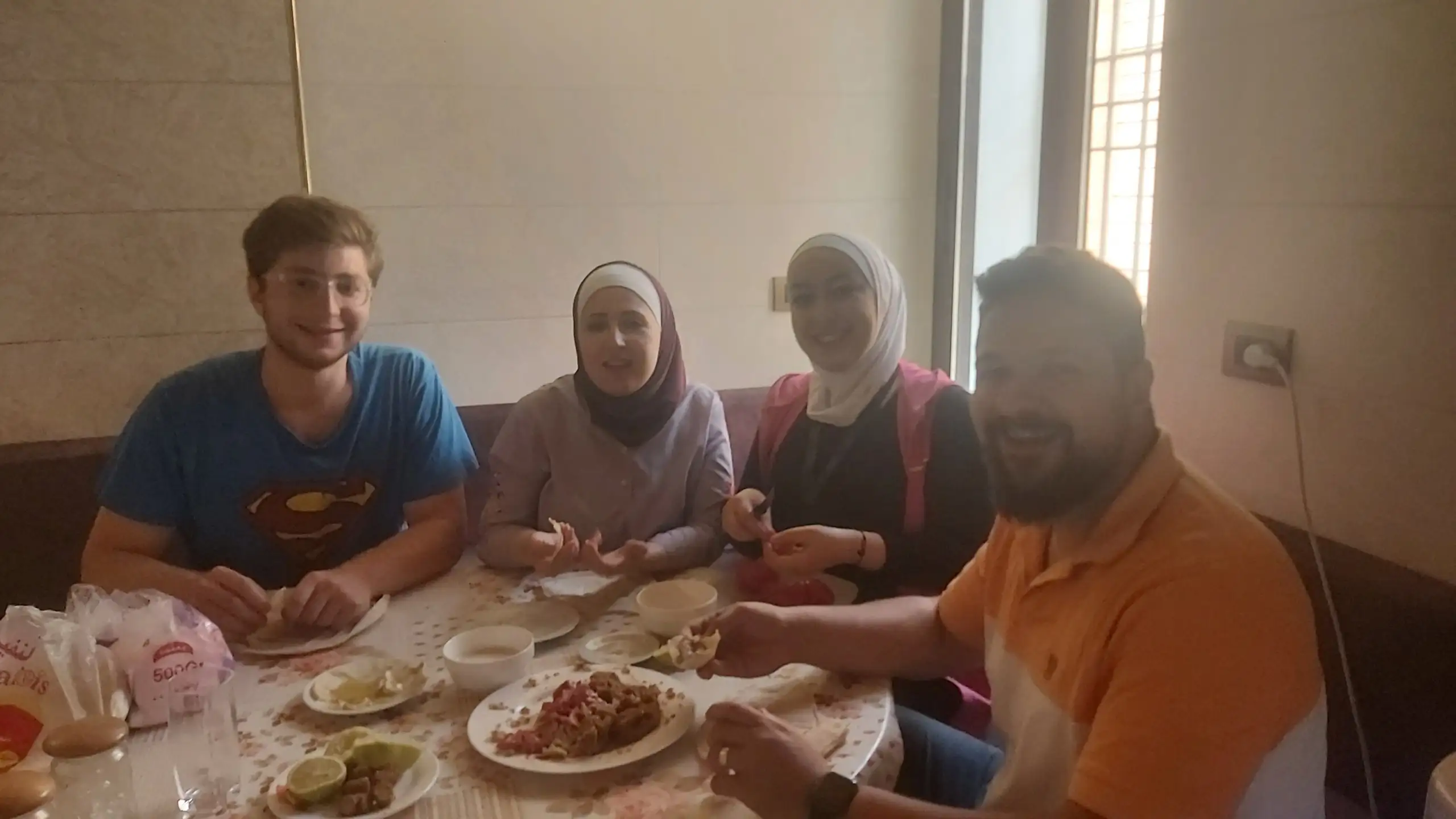 Sharing a Simple Breakfast with Colleagues