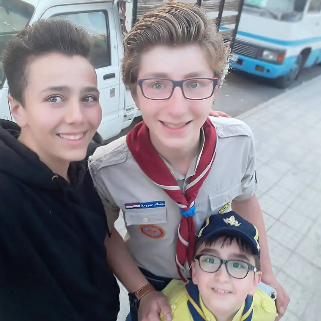 Junior Assistant Scoutmaster leading the Scout troop